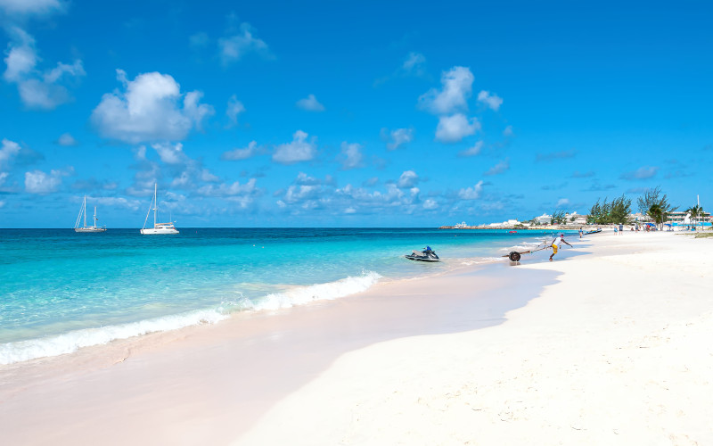 bridgetwon beach in christchurch barbados