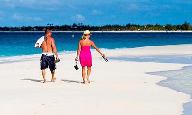 grace bay beach, turks and caicos islands, caribbean