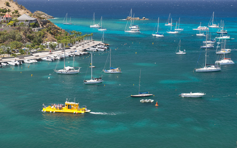 yachts at st barths