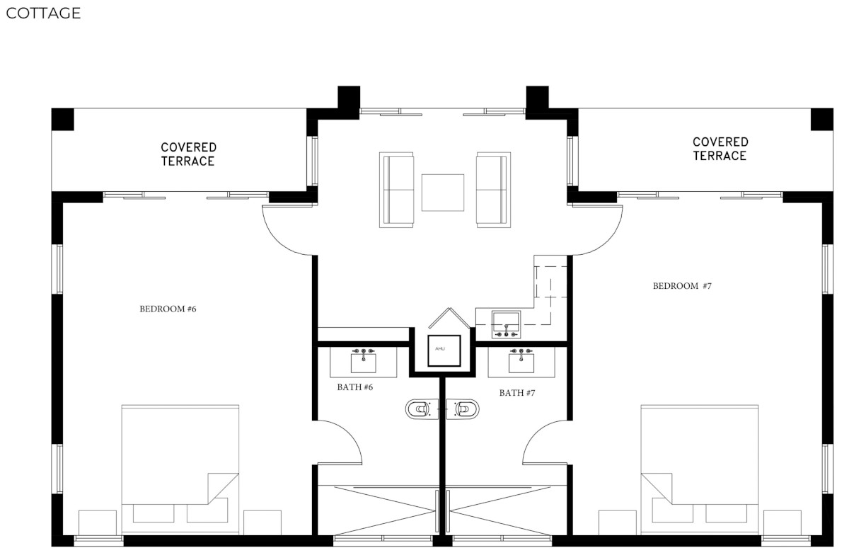Cottage floor plan la palmeraie villa 3 cottage floor plan