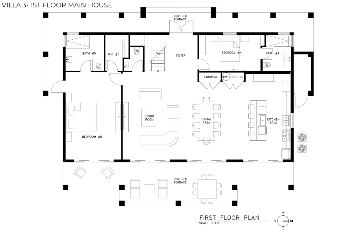 la palmeraie villa 3 floor plan first floor