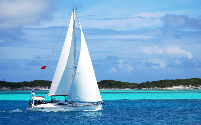 yacht sailing around abaco bahamas
