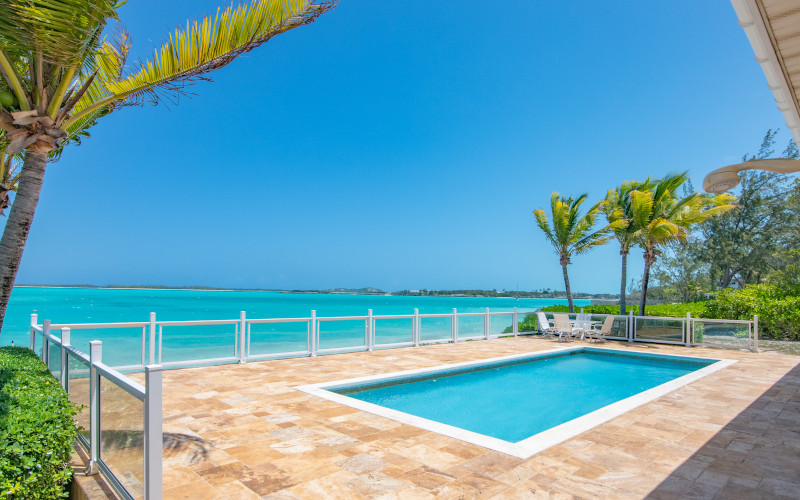 Sundancer swimming pool, Great Exuma villa for sale with swimming pool, great exuma, bahamas