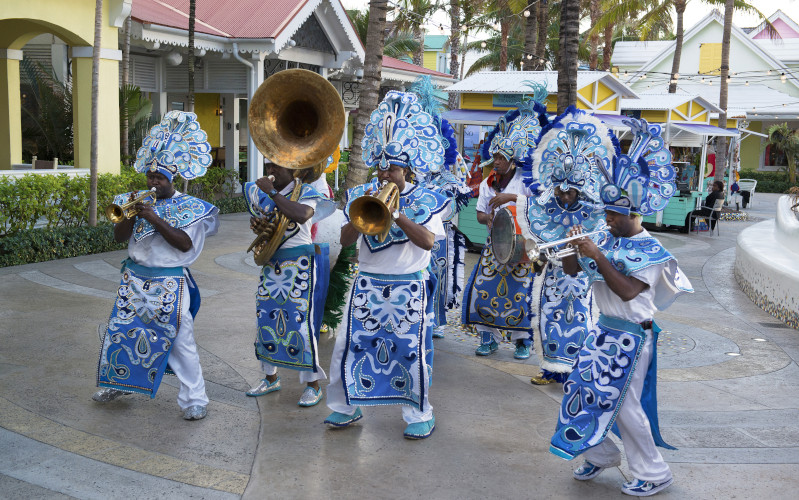 junkanoo festival, cable beach, bahamas